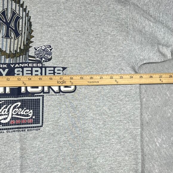 2000 New York Yankees Subway World Series Champions LEE Sport Sweatshirt Mens XL - Picture 8 of 14